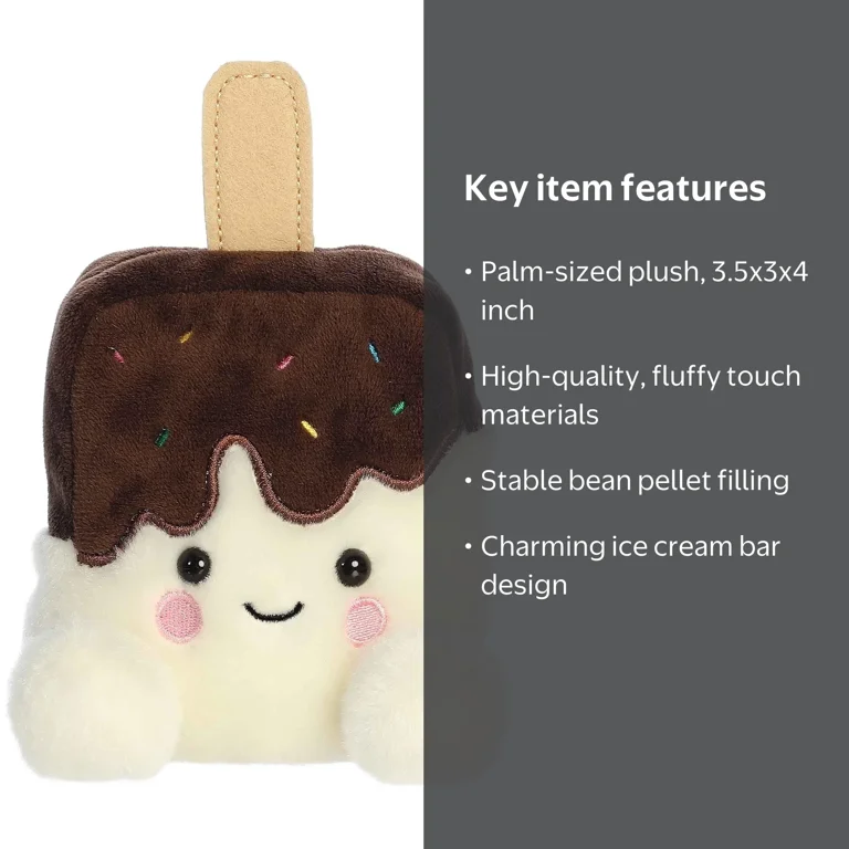 Aurora, Mini Multicolor Palm Pals, 4 inch Dolce Ice Cream Bar