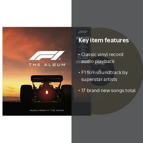 Atlantic, Vinyl Soundtrack, Various Artists F1 The Album - Walmart.com