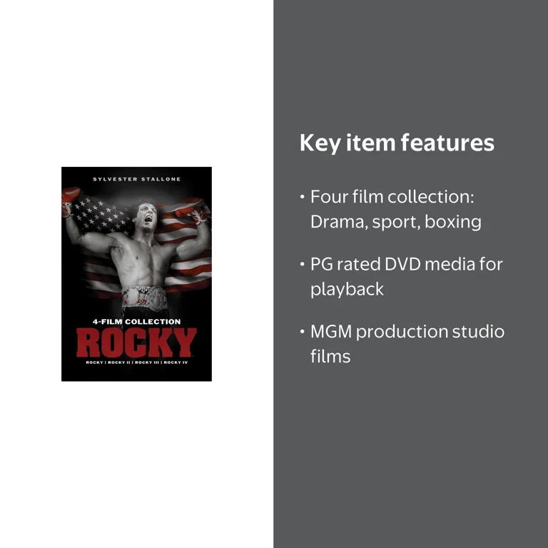 SDS Rocky 4 Film Collection DVD Drama Sport Boxing featuring Rocky