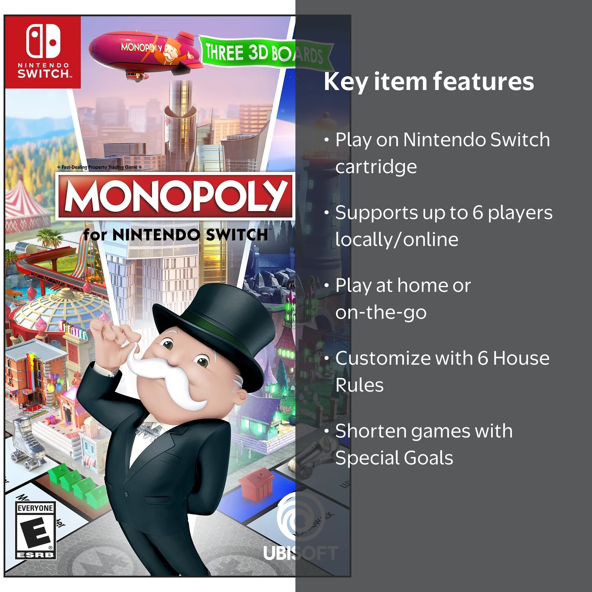 Monopoly - Classic Family Board Games for Nintendo Switch