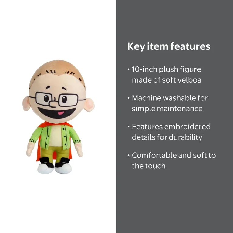 Mii୨୧Magic Mighty Mojo Brad Scott Meltzer Plush Doll 10in Xavier Riddle PBS