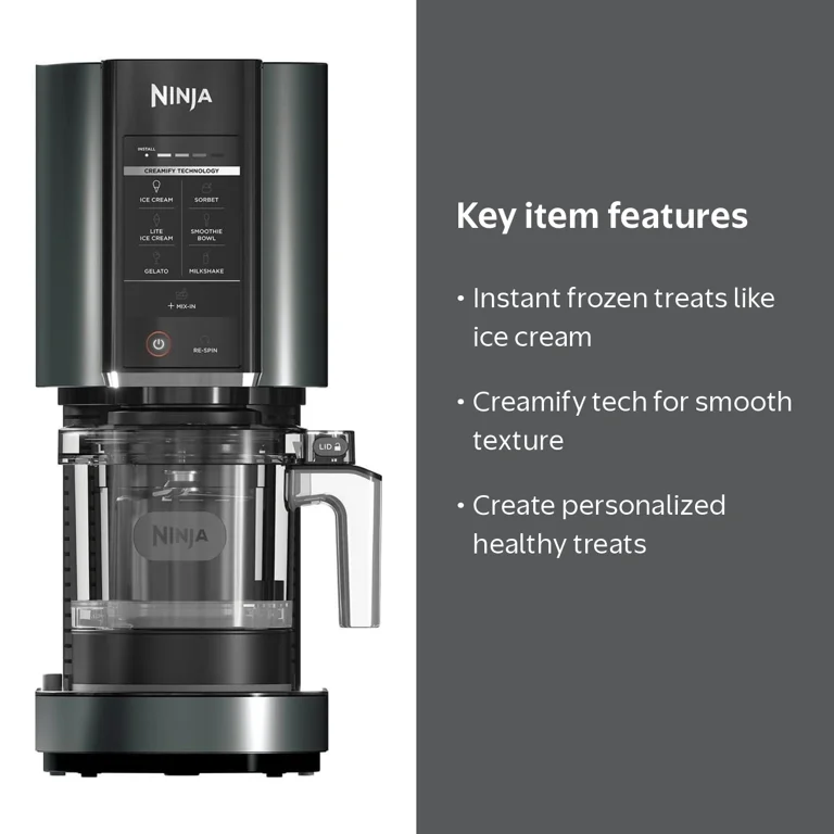 Ninja Creamy Ice Cream Machine CN305A, Sorbet and Milkshake Maker