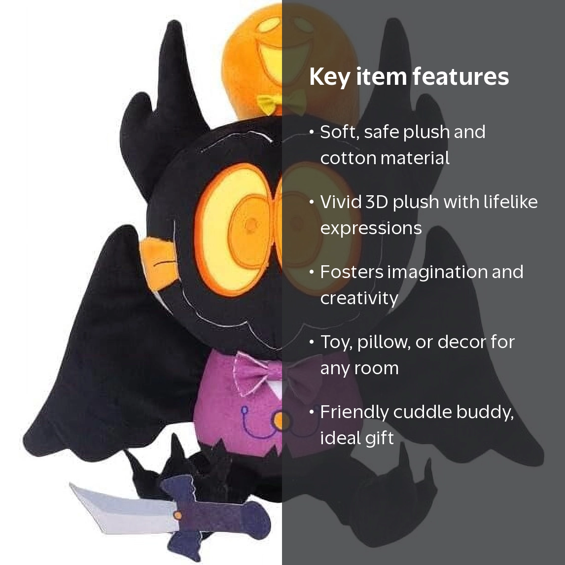 Cute Bilie Bust Plush, Barnaby Plushies Toy for Game Fans Gift