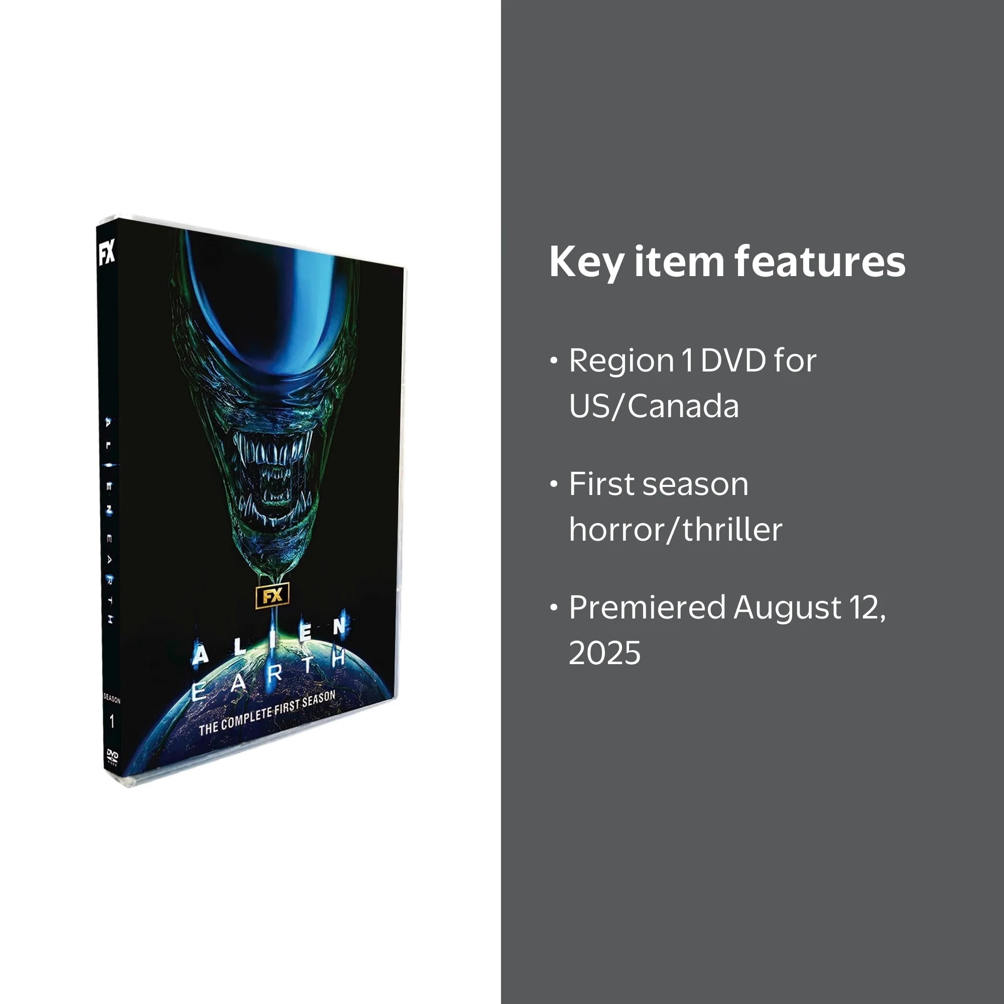 Alien: Earth Season 1 (DVD), Horror, Sci-Fi, Thriller - Walmart.com