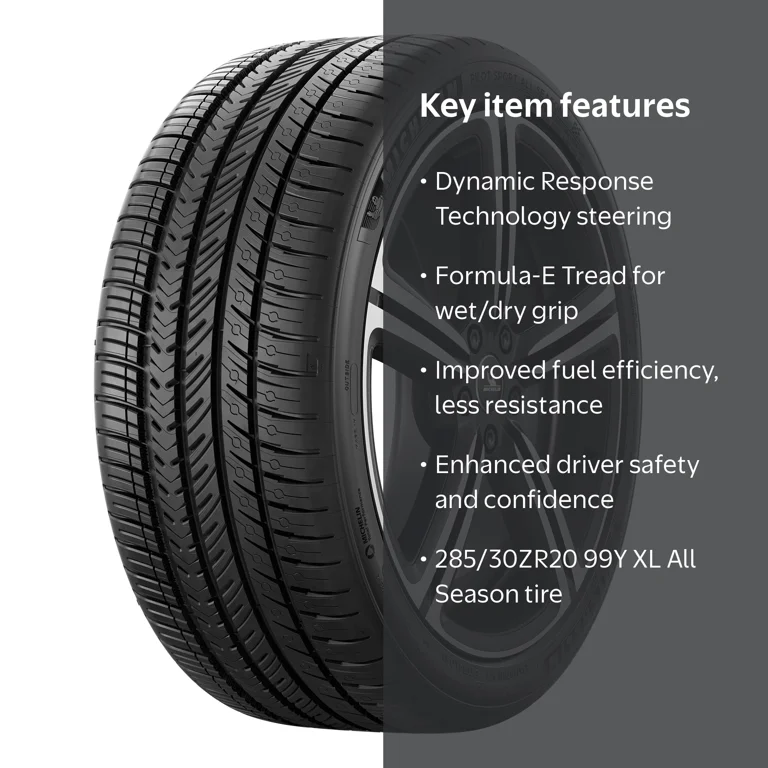 Michelin Pilot Sport All Season 4 285/30ZR20 99Y XL Tire - Walmart.com