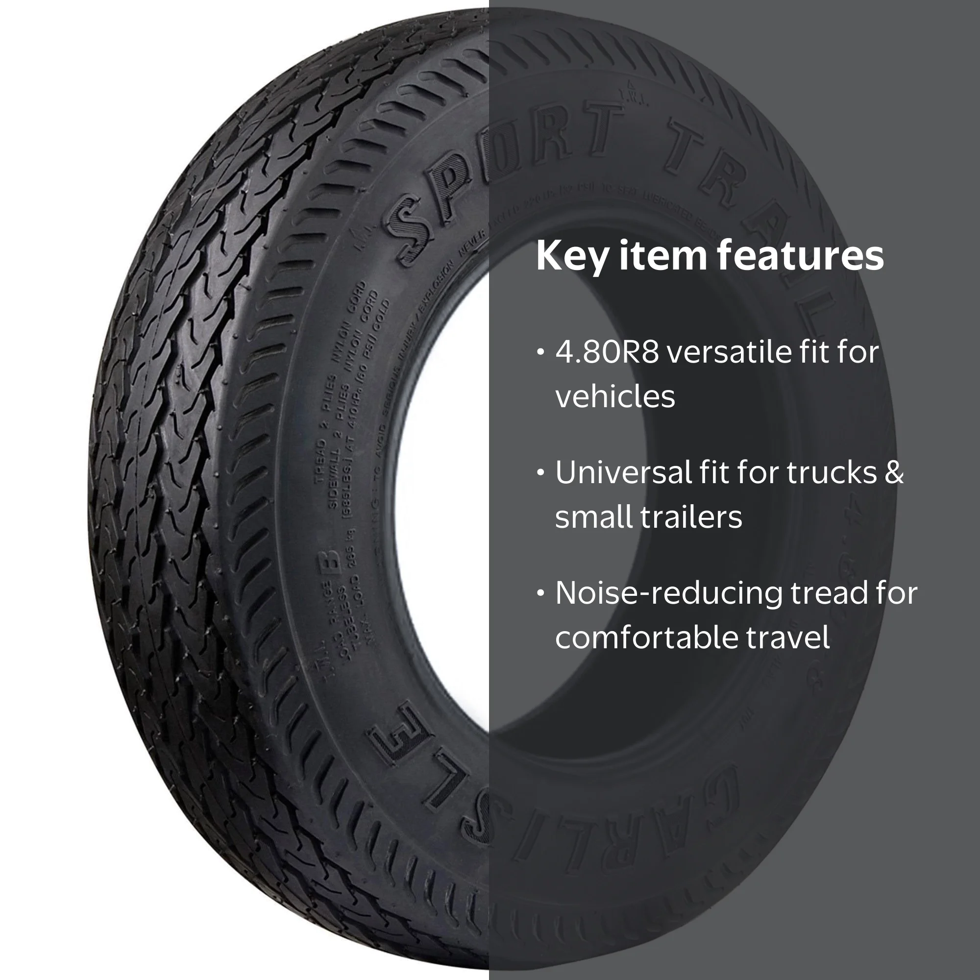 Carlisle Sport Trail 4.80R8 All Season Tire for Trucks and