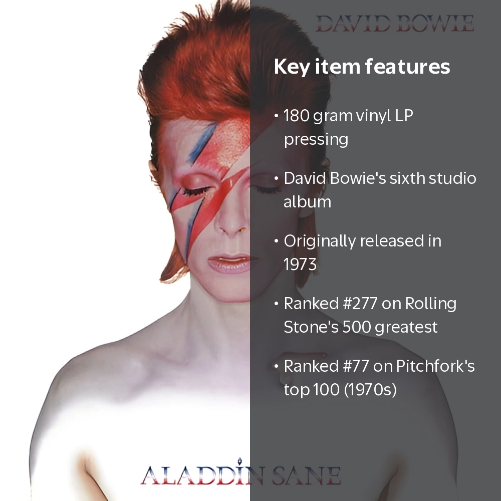 David Bowie - Aladdin Sane - Music & Performance - Vinyl - Walmart.com