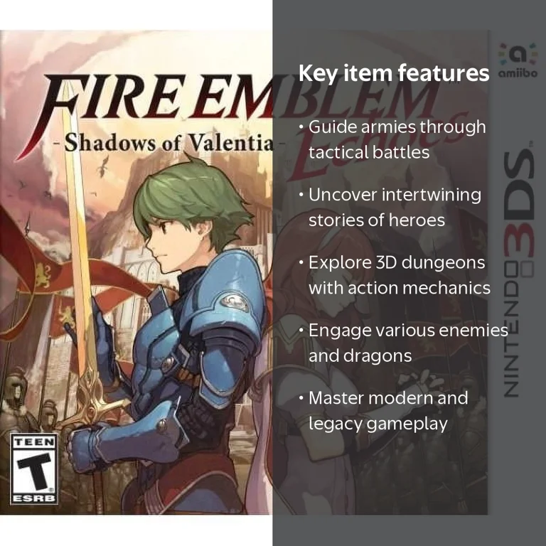 Fire Emblem Echoes: Shadows of Valentia [Nintendo 3DS] - Walmart.com