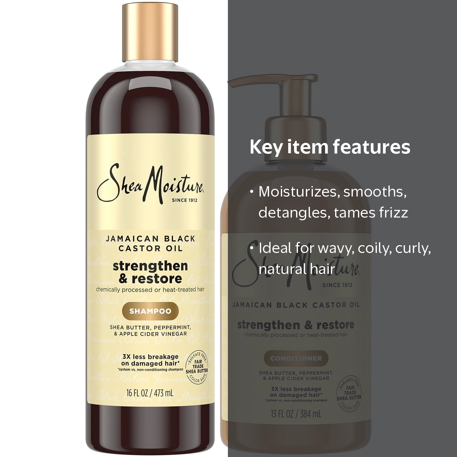 SheaMoisture, Clarifying Shampoo and Conditioner, 29 fl oz