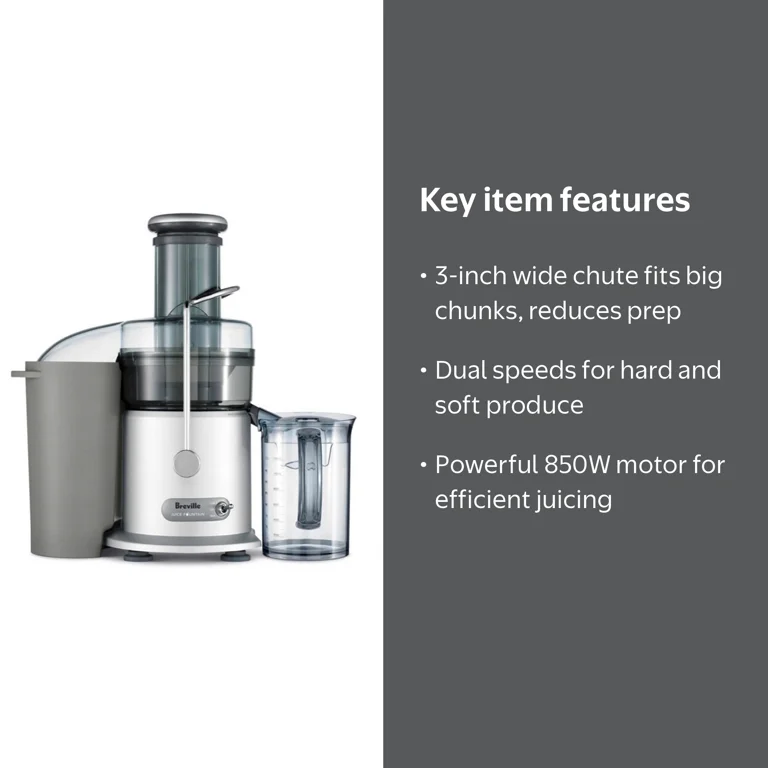 Breville JE98XL Multi-Speed Juicer Machine, Fruit and Vegetable