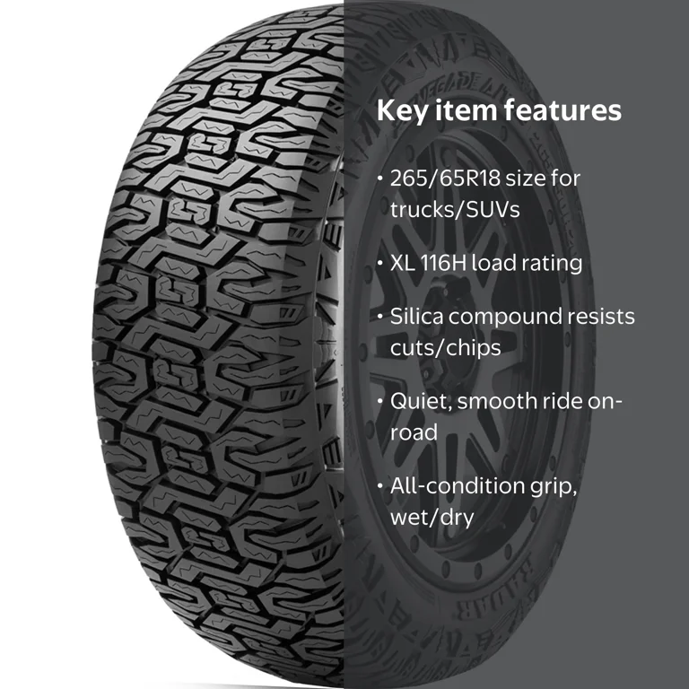 265/65R18.RADAR オフロードタイヤ 、 Radar Renegade A/T Pro 265/65R18 H XL Truck Tire - All Terrain