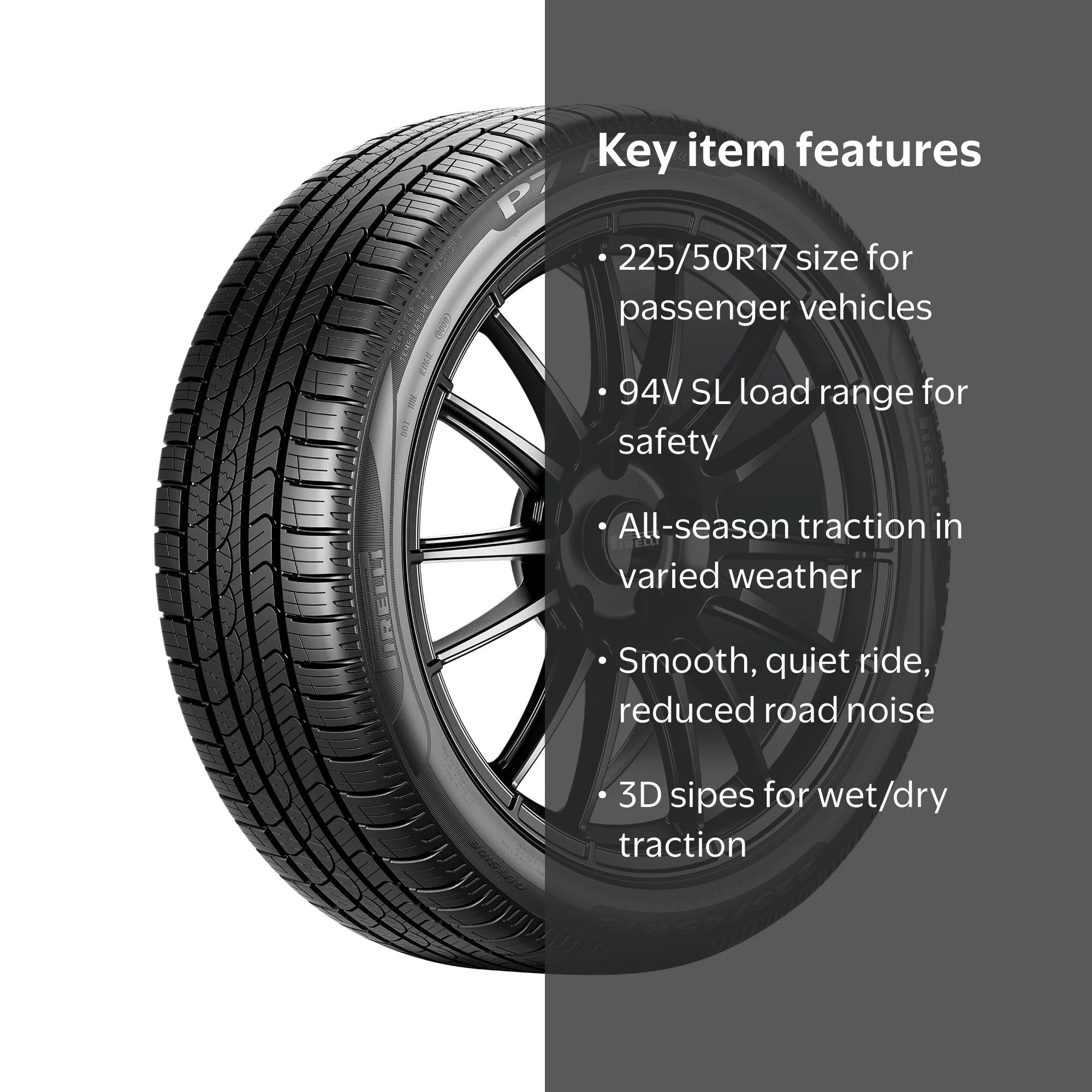 Pirelli P7 All Season Plus 3 All Season 225/50R17 94V Passenger