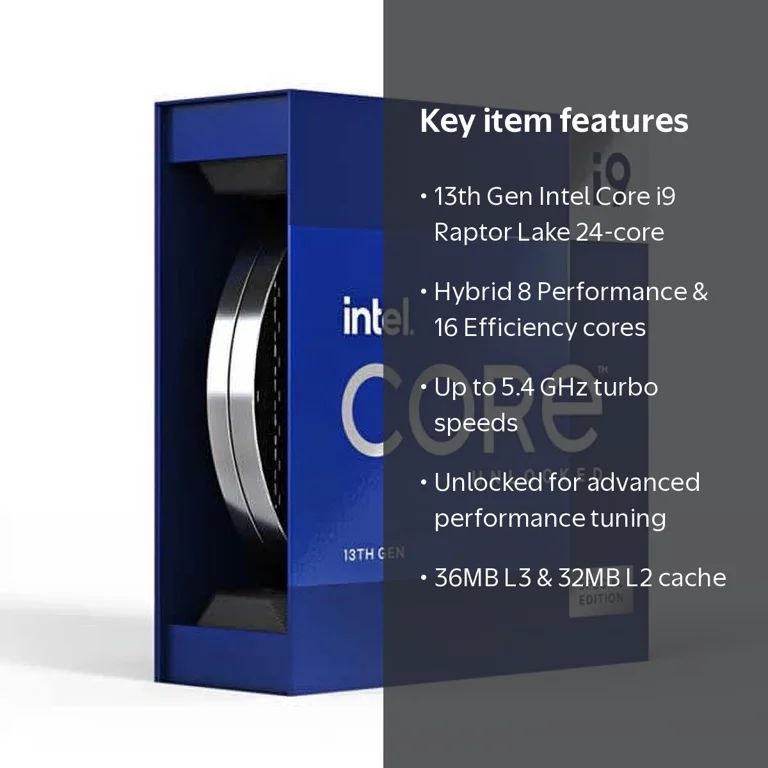 Intel Core i9-13900KS CPU 本体 Intel Core i9-13900KS - Core i9 13th Gen Raptor Lake 24-Core (8P+