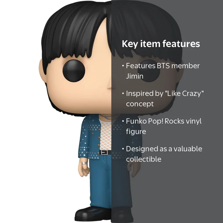 Funko Pop! Rocks: BTS Solo Jimin Face Like Crazy Vinyl Figure