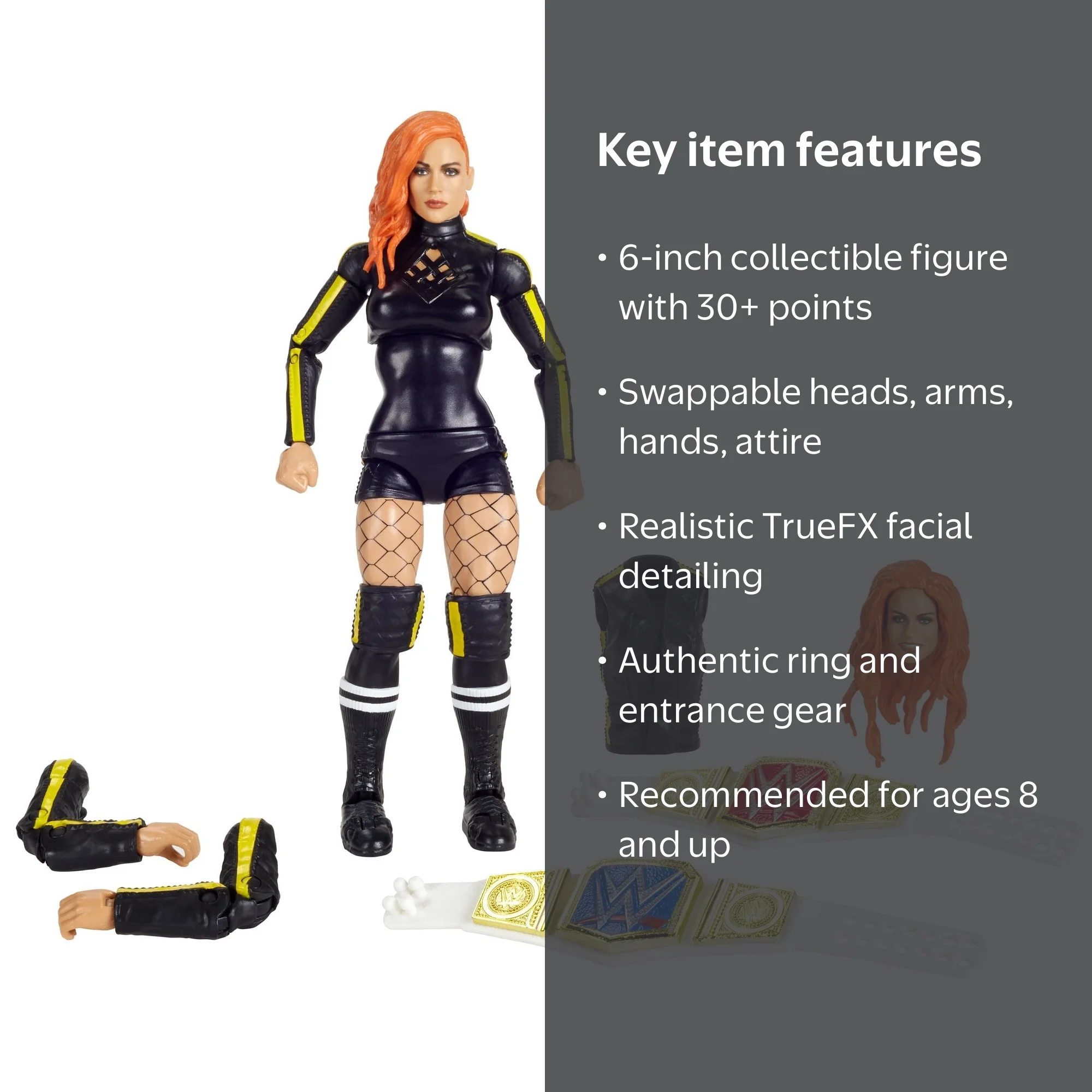WWE Becky Lynch Ultimate Edition 6-Inch Action Figure - Walmart.com