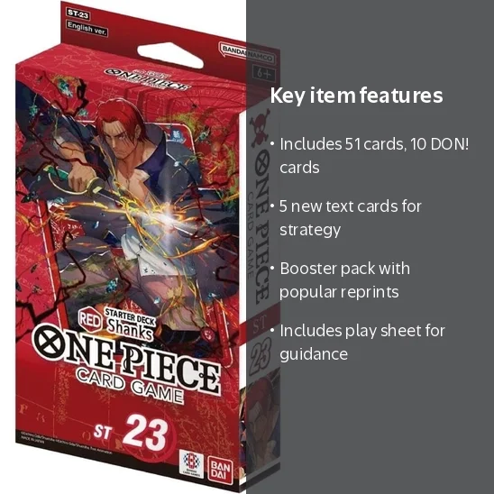 One Piece Starter Deck 23 RED Shanks, OP-11 pack, Card Boosters