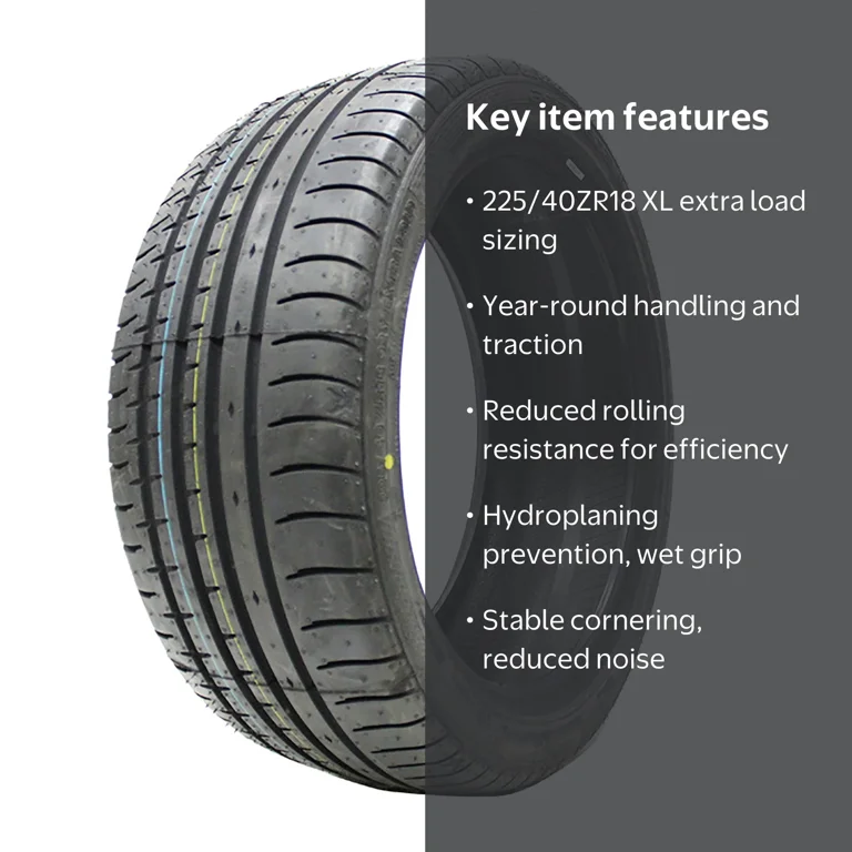 Accelera Phi All Season 225/40ZR18 92Y XL Passenger Tire for