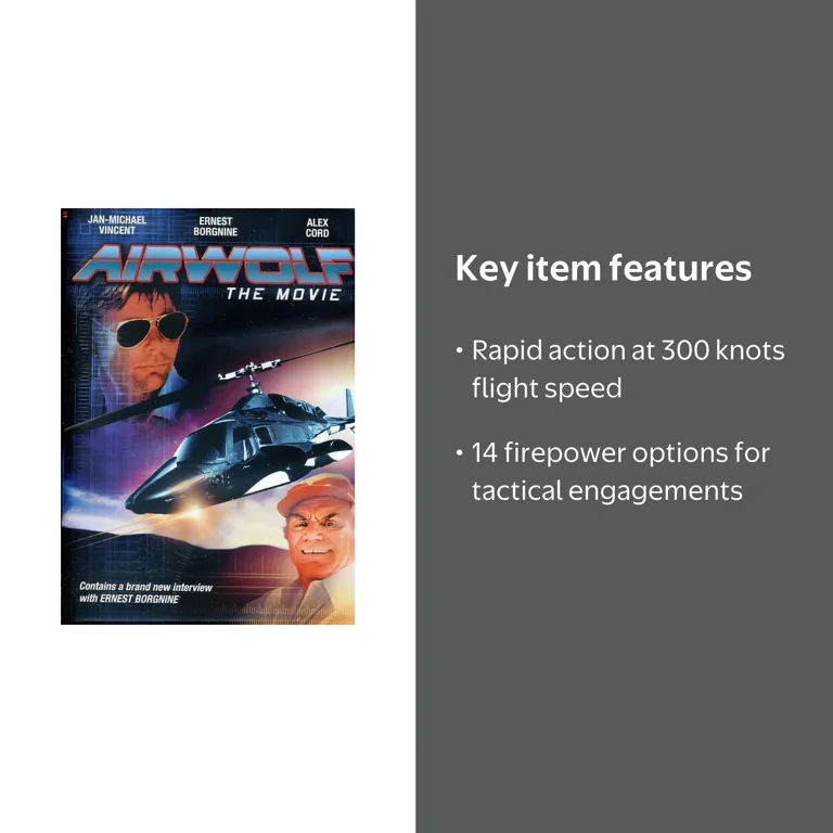 Shout! Factory, DVD, Airwolf: The Movie, Action & Adventure