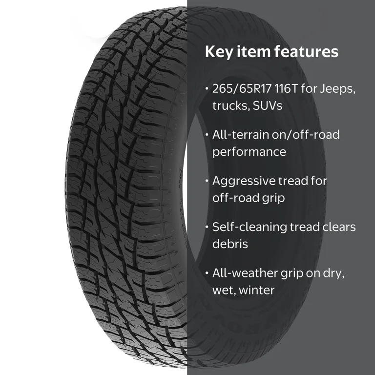 Arroyo Tamarock A/T All Terrain 265/65R17 116T Light Truck Tire