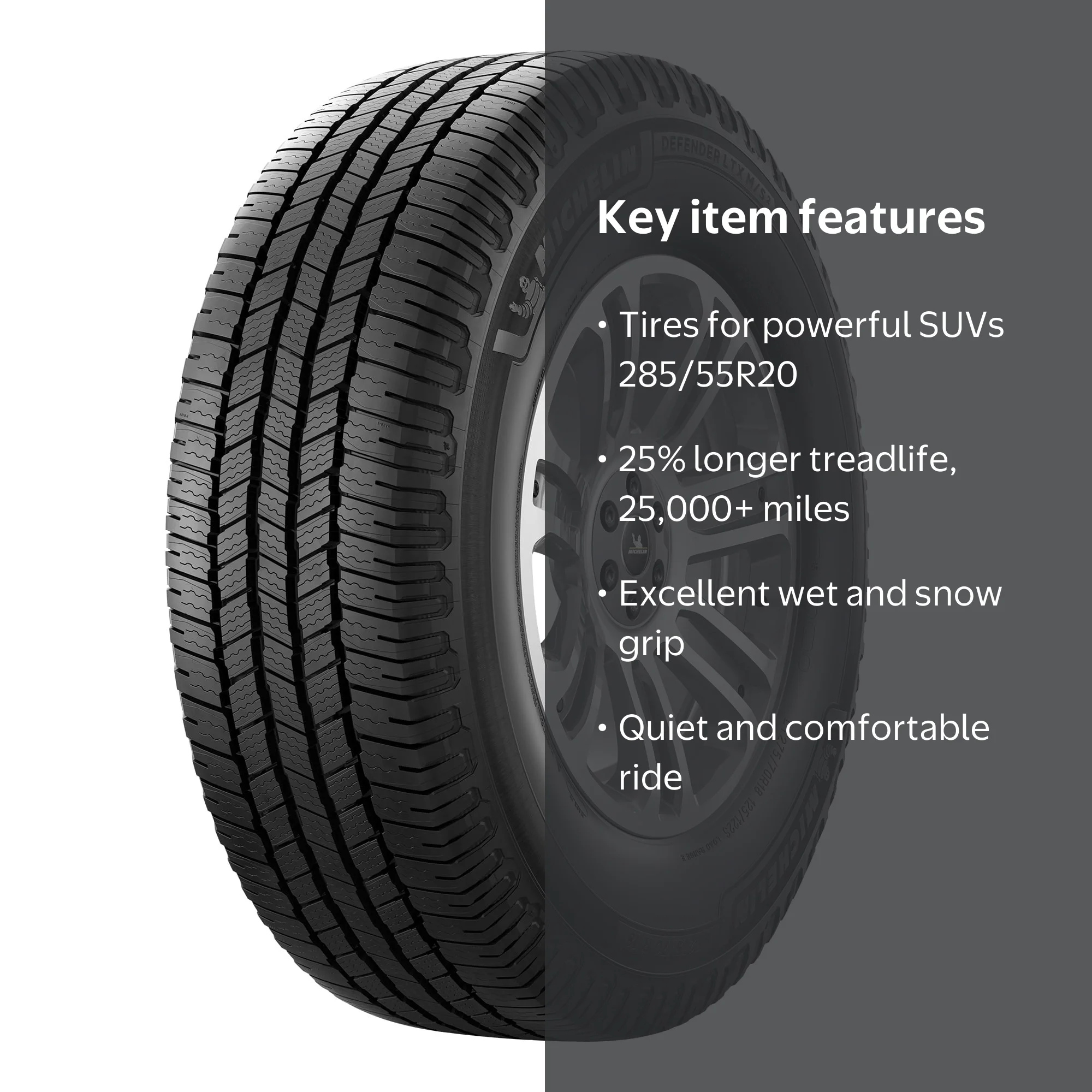 みぃぃぃた② Michelin Defender LTX MS2 Road Tires, 285/55R20 116T XL - Walmart.com