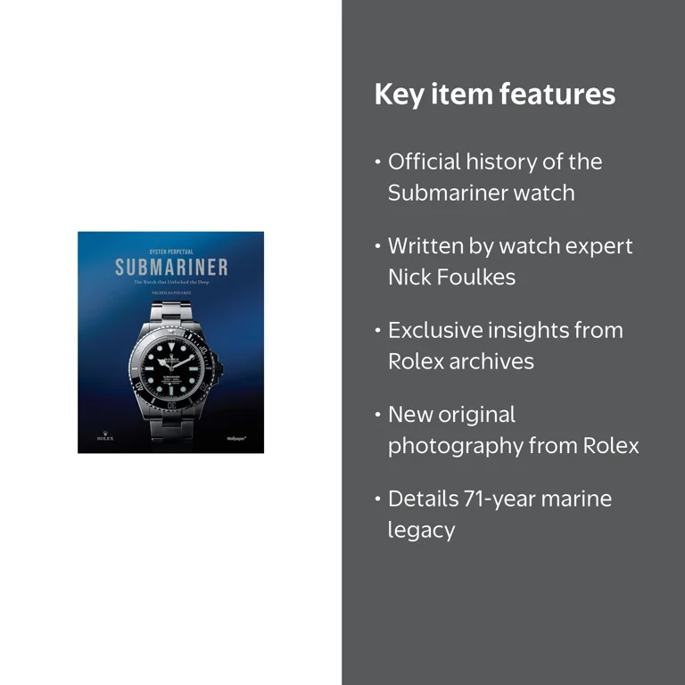 Wallpaper*, Book, Oyster Perpetual Submariner ISBN 9781805218937