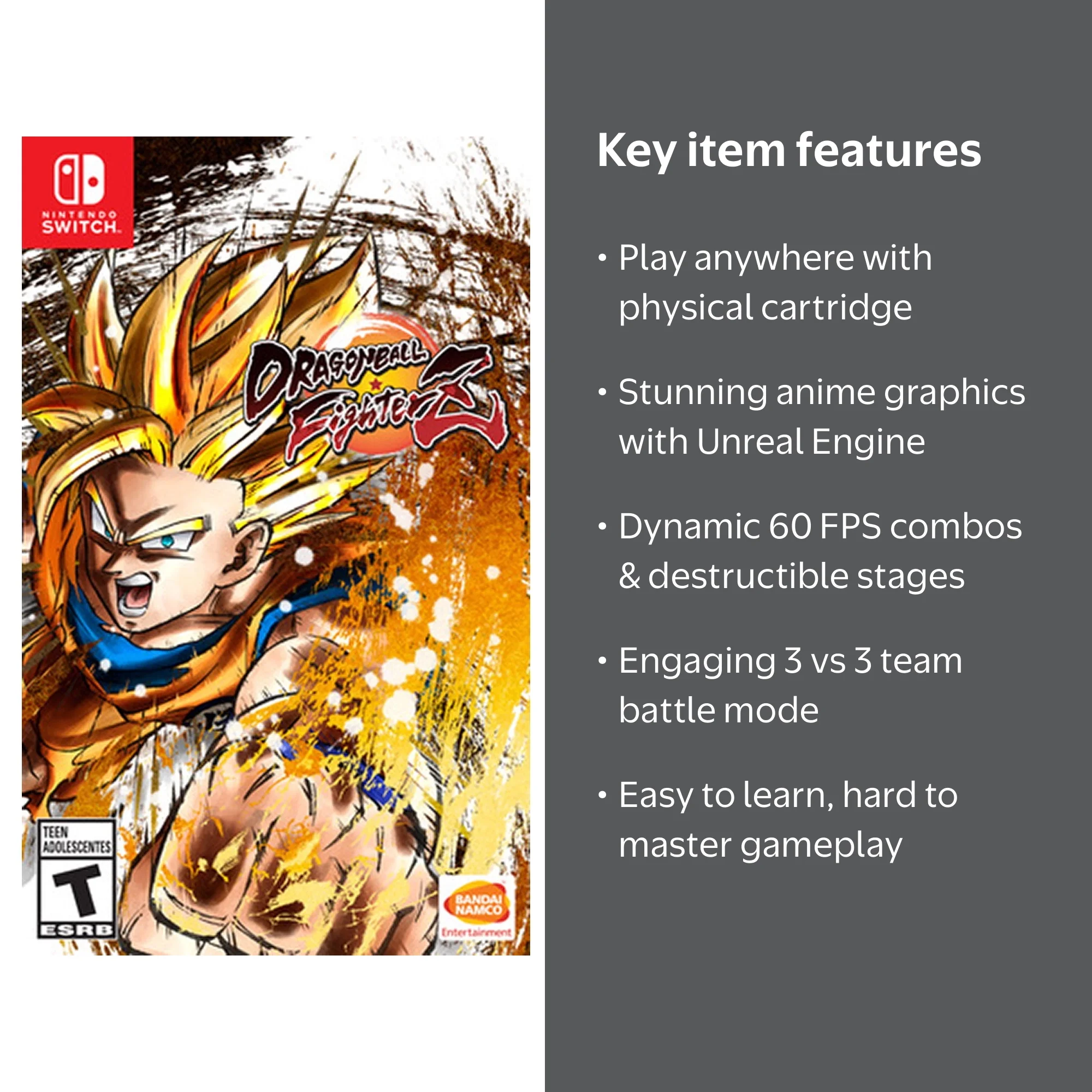 Bandai/Namco Dragon Ball FighterZ for Nintendo Switch
