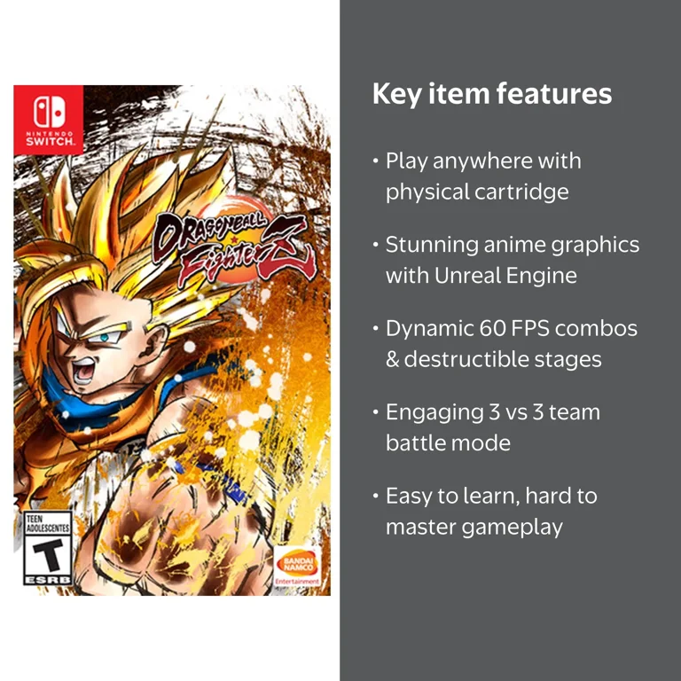 Bandai Namco, Video Game, Dragon Ball FighterZ, Nintendo Switch