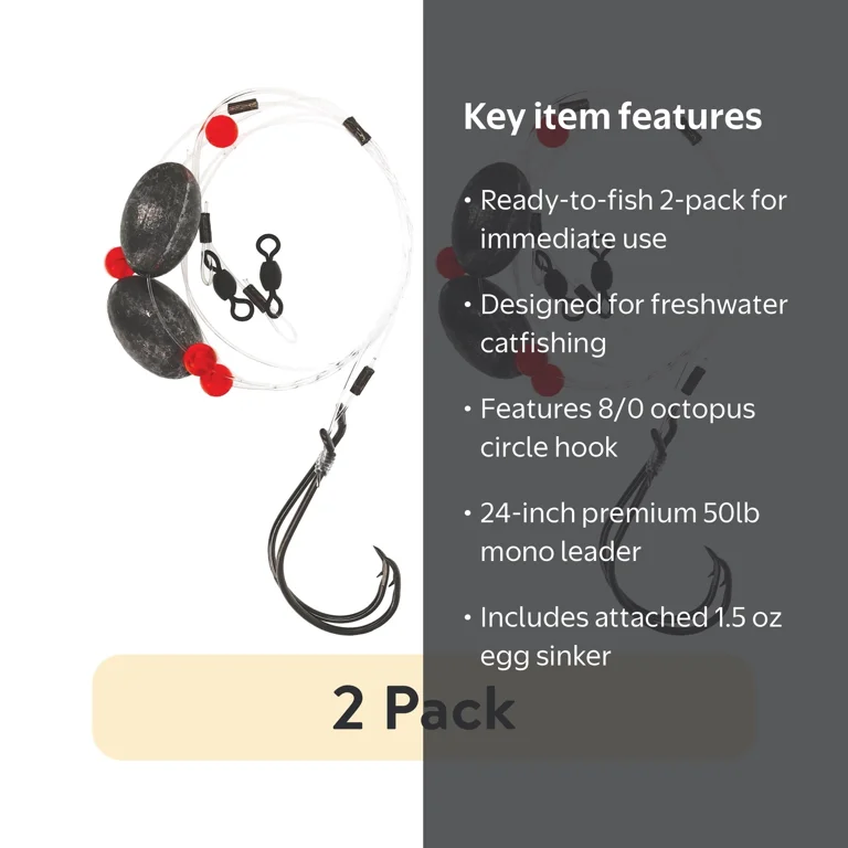 circle hook cat fish Catfishing Double Offset 5/0 I Catfish Pro 10 Single Packs (60 Hooks) Hooks by Catfish Pro Reaction Tackle Heavyweight Catfish Circle