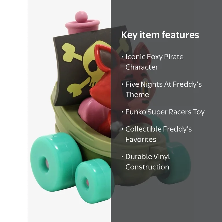 Five Nights at Freddy's スーパーレーサーズ 激レア FUNKO SUPER RACERS: Five Nights At Freddy's - Foxy the Pirate