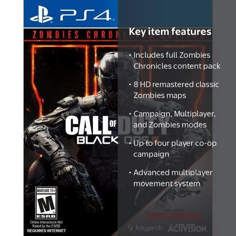 Activision Call of Duty: Black Ops 3 Zombie Chronicles Edition for