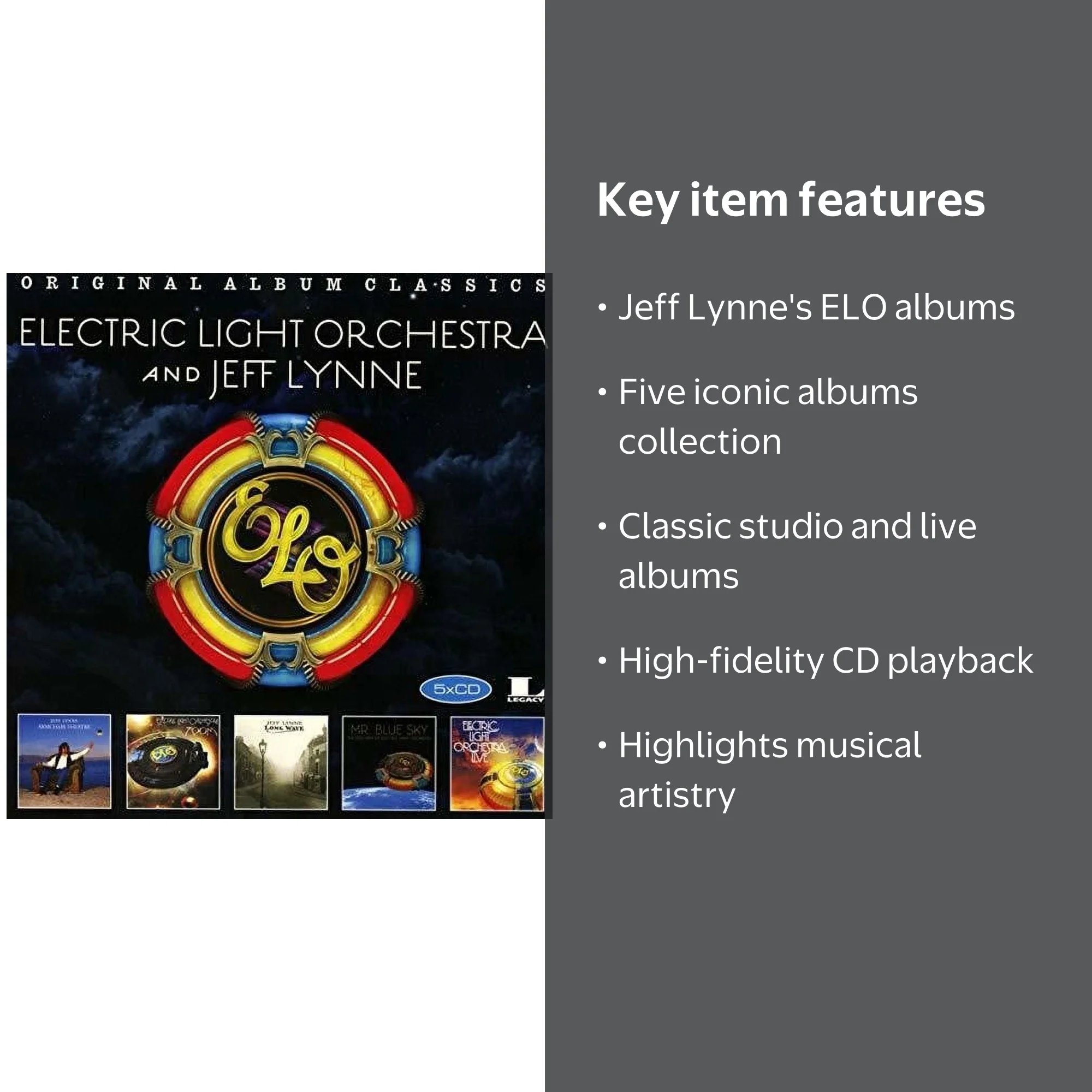 Elo ( Electric Light Orchestra ) - Original Album Classics - Music