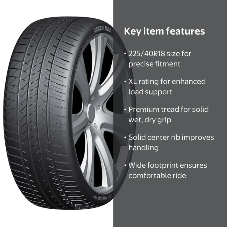 225/45r18 FORTUNA ECOPLUS UHP 2本 バリ溝 Green Max Optimum UHP UHP 225/40R18 92Y XL Passenger Tire