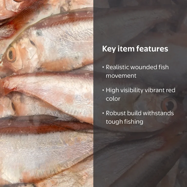 Killer Bee Bait Injured Bait Fish, Red - Walmart.com