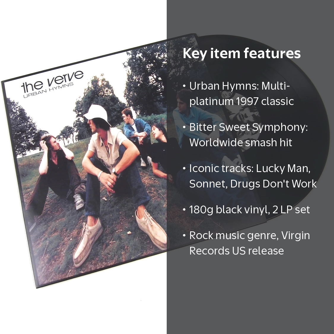 The Verve - Urban Hymns - Music and Performance - Vinyl 2 LP Set