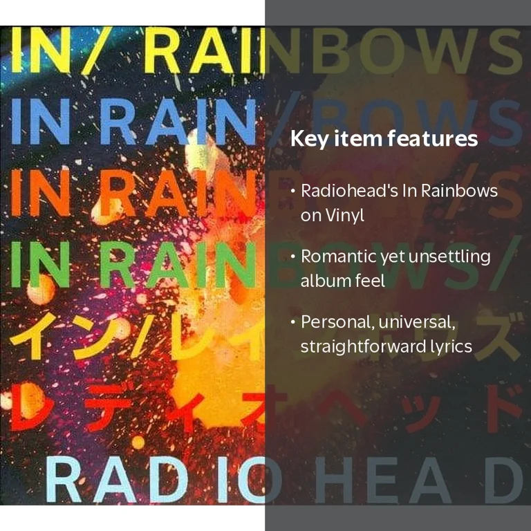 XL Recordings, Vinyl, Radiohead In Rainbows, Music & Performance