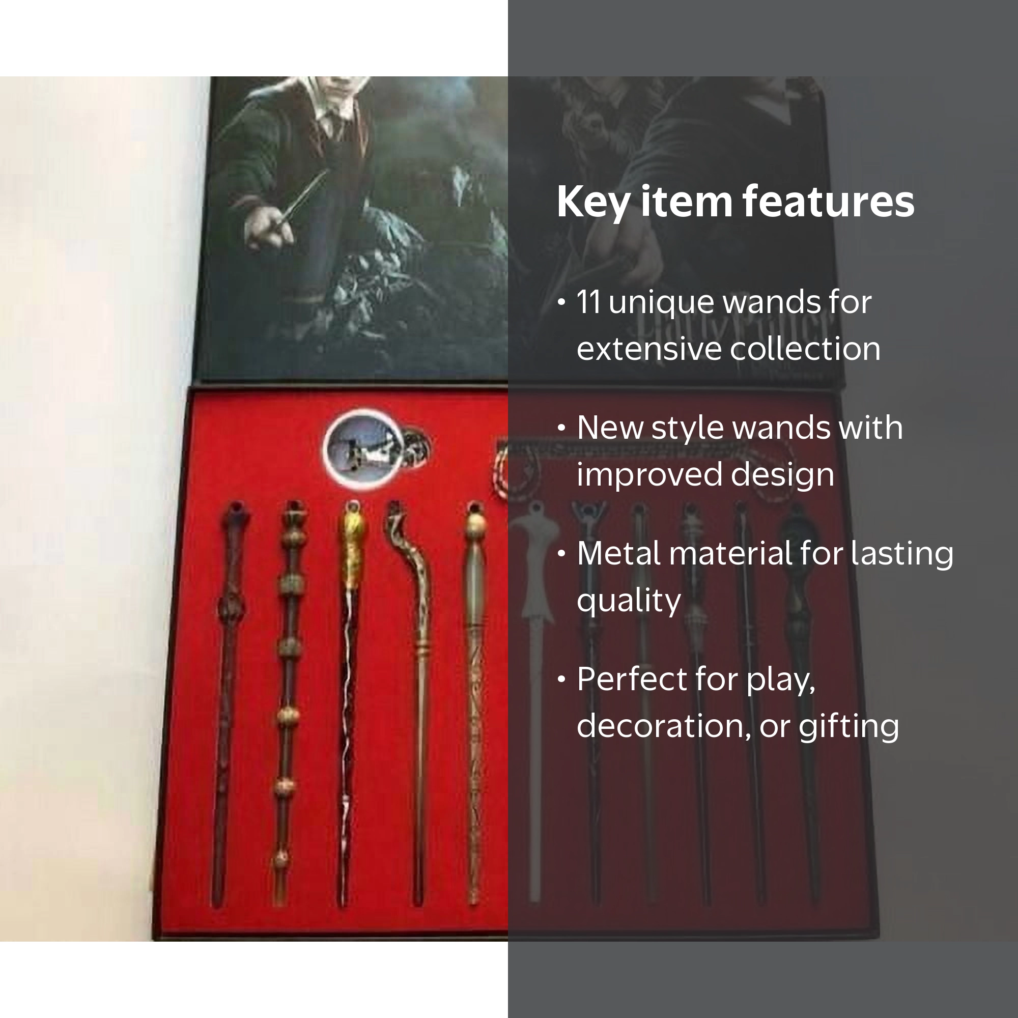Branded London, 11 PCS Harry Potter Magic Wands, Hermione