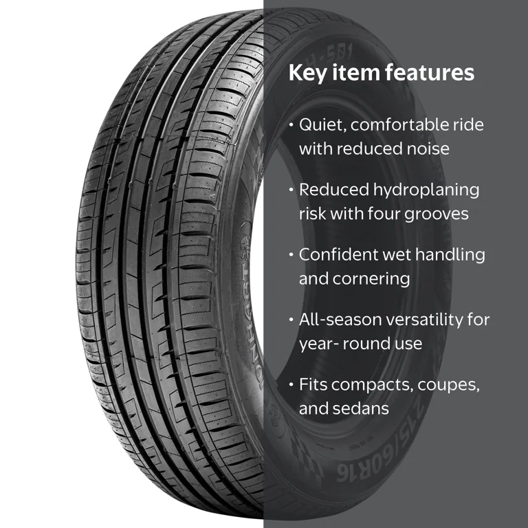 Lionhart LH-501 All Season 225/65R16 100H Passenger Tire - Walmart.com