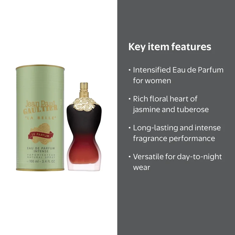 Jean Paul Gaultier La Belle Eau de Parfum Intense Spray, 3.4 oz