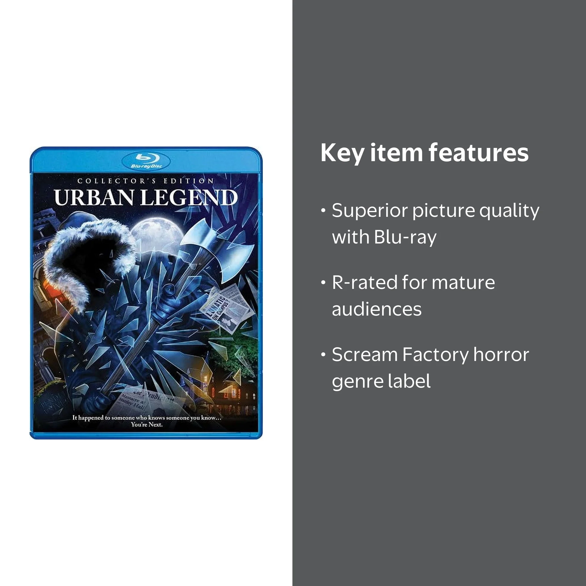 Scream Factory - Urban Legend [BLU-RAY] - Walmart.com