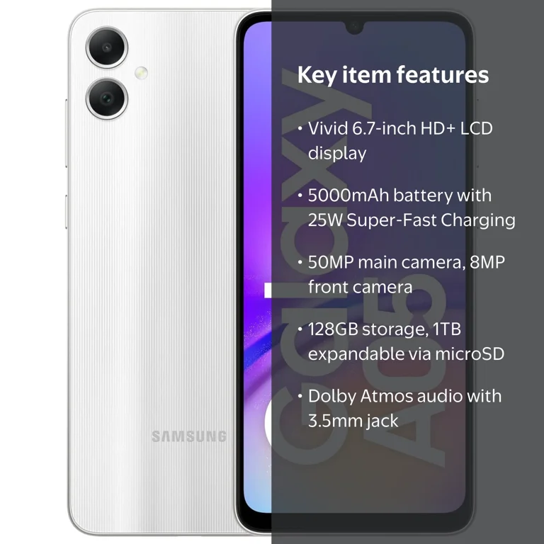 Samsung Galaxy A05 A055M 128GB Dual-SIM GSM Unlocked Android