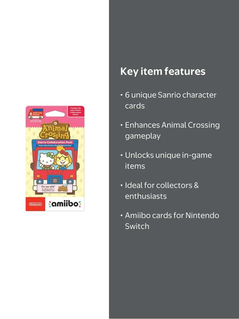 Amiibo Animal Crossing New Horizon Sanrio Collaboration - Nintendo