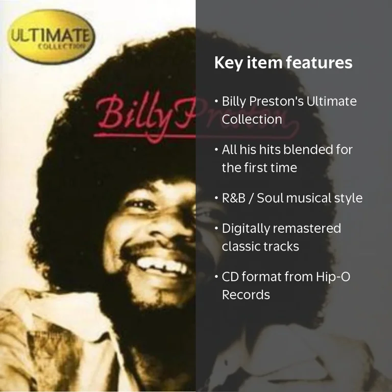 Billy Preston - Ultimate Collection - Music and Performance - CD