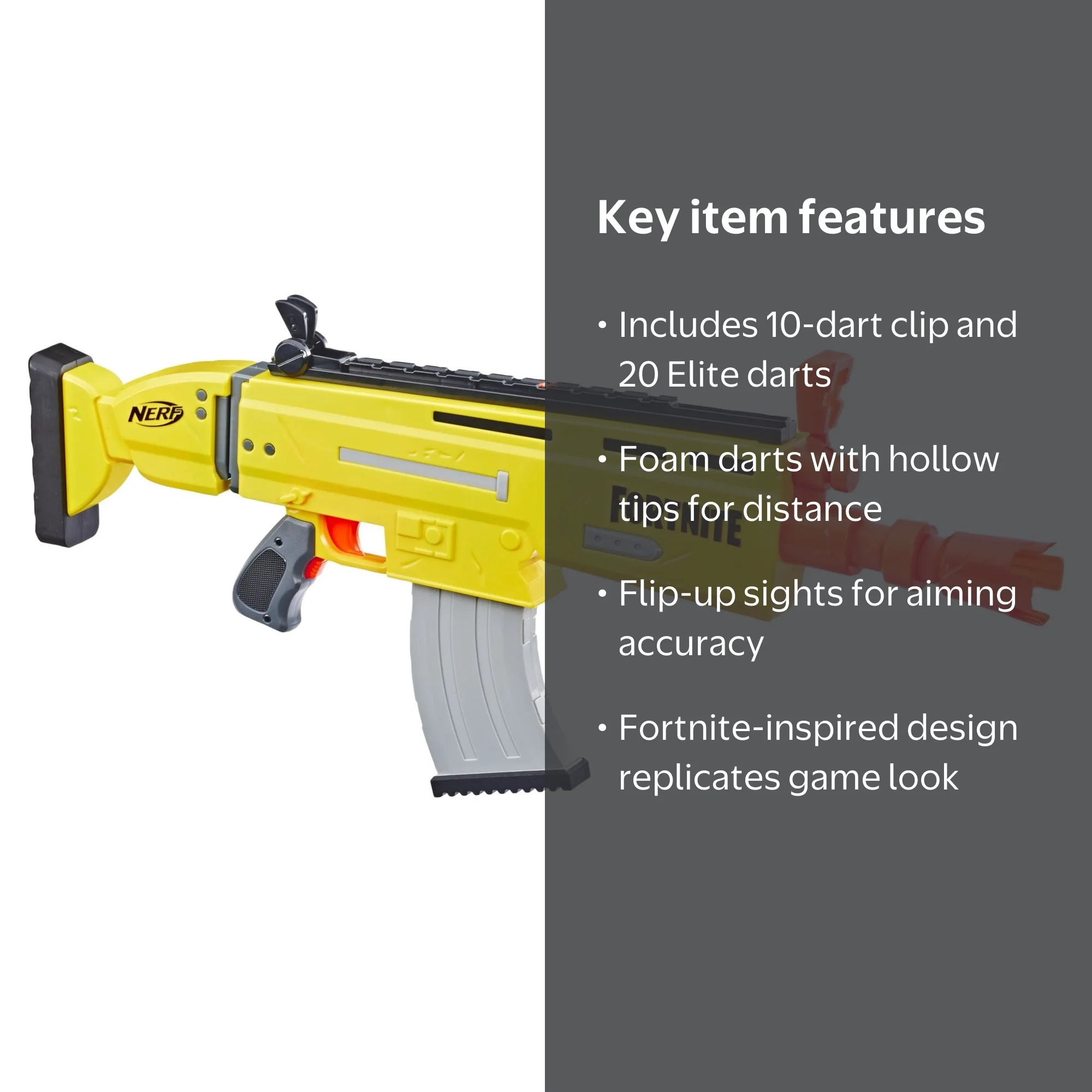 Nerf Elite Fortnite AR-L Dart Blaster Toy Gun - Walmart.com