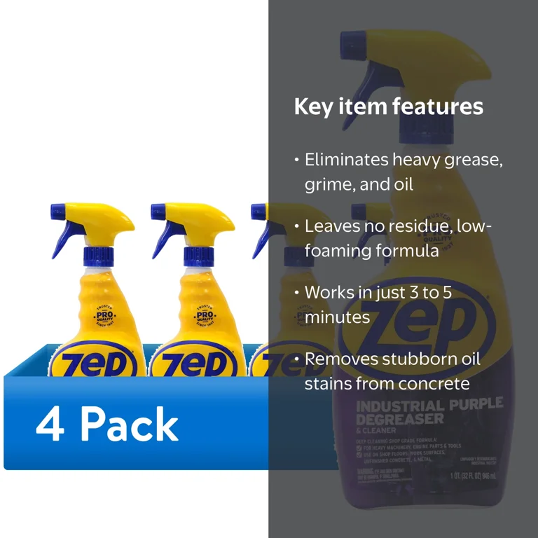 Zep, Heavy-Duty Degreaser Spray, 32 fl oz, Purple Concentrate Zep, Heavy-Duty Degreaser Spray, 32 fl oz, Purple Concentrate