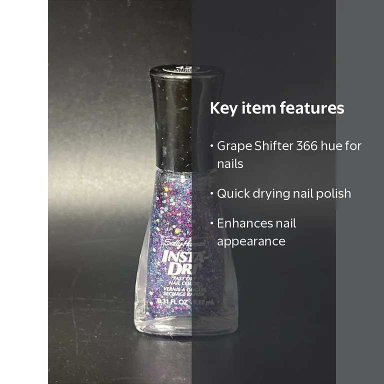 Sally Hansen Insta-Dri Nail Color, Fast-Drying Grape Shifter 366