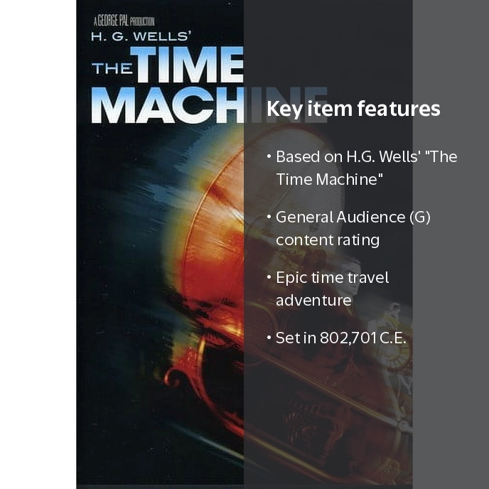 Turner, Movie Digital Video Disc, The Time Machine - Walmart.com