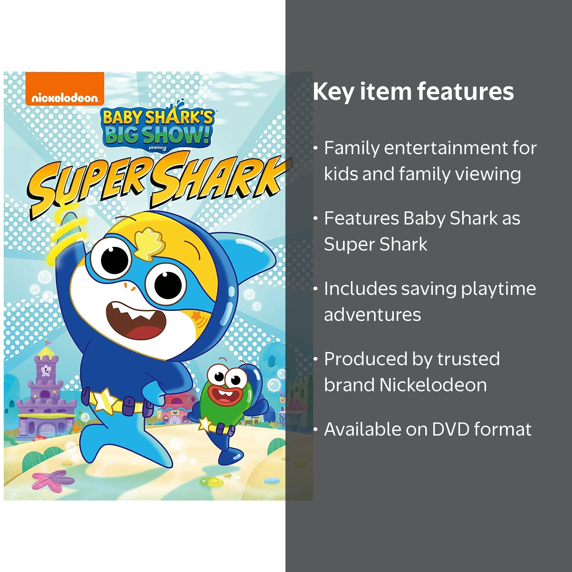 Baby Shark's Big Show! Super Shark (DVD), Nickelodeon, Kids