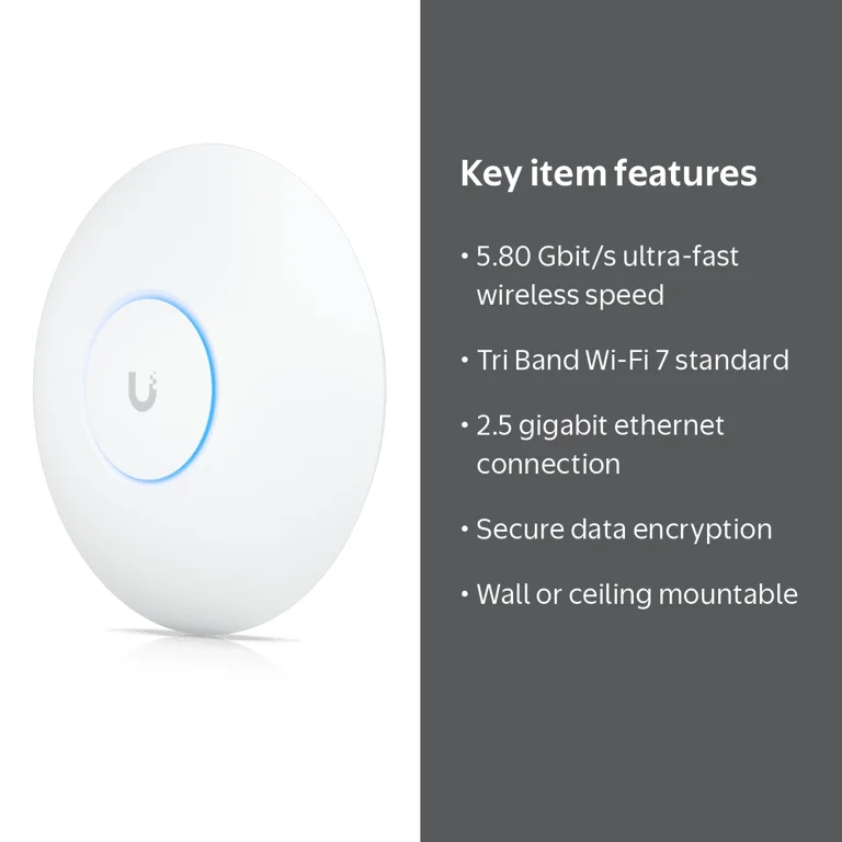 Ubiquiti Networks UniFi U7 Pro Wireless Access Point Wi-Fi 7 with
