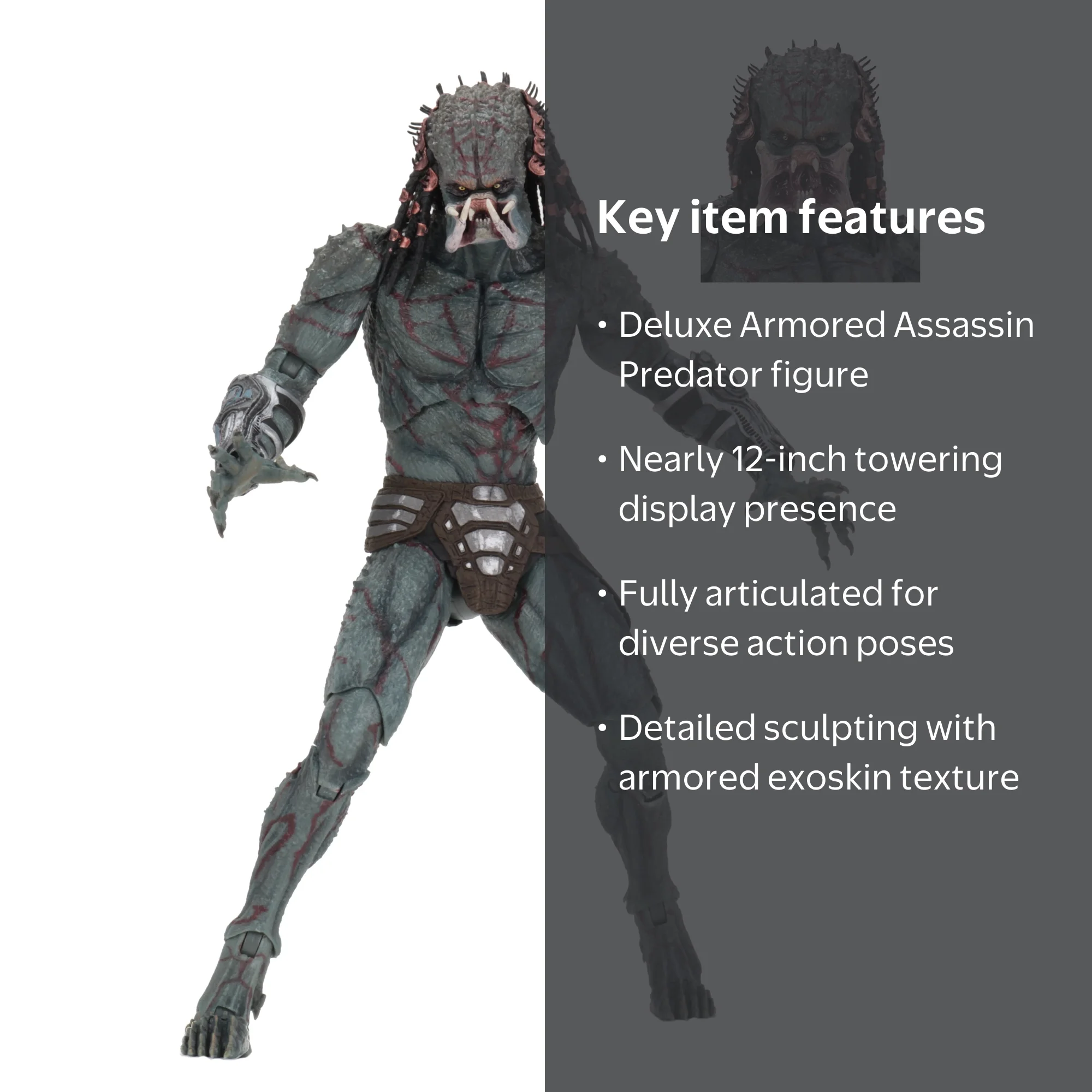 Predator (2018) Deluxe Armored Assassin 7” Scale Action Figure