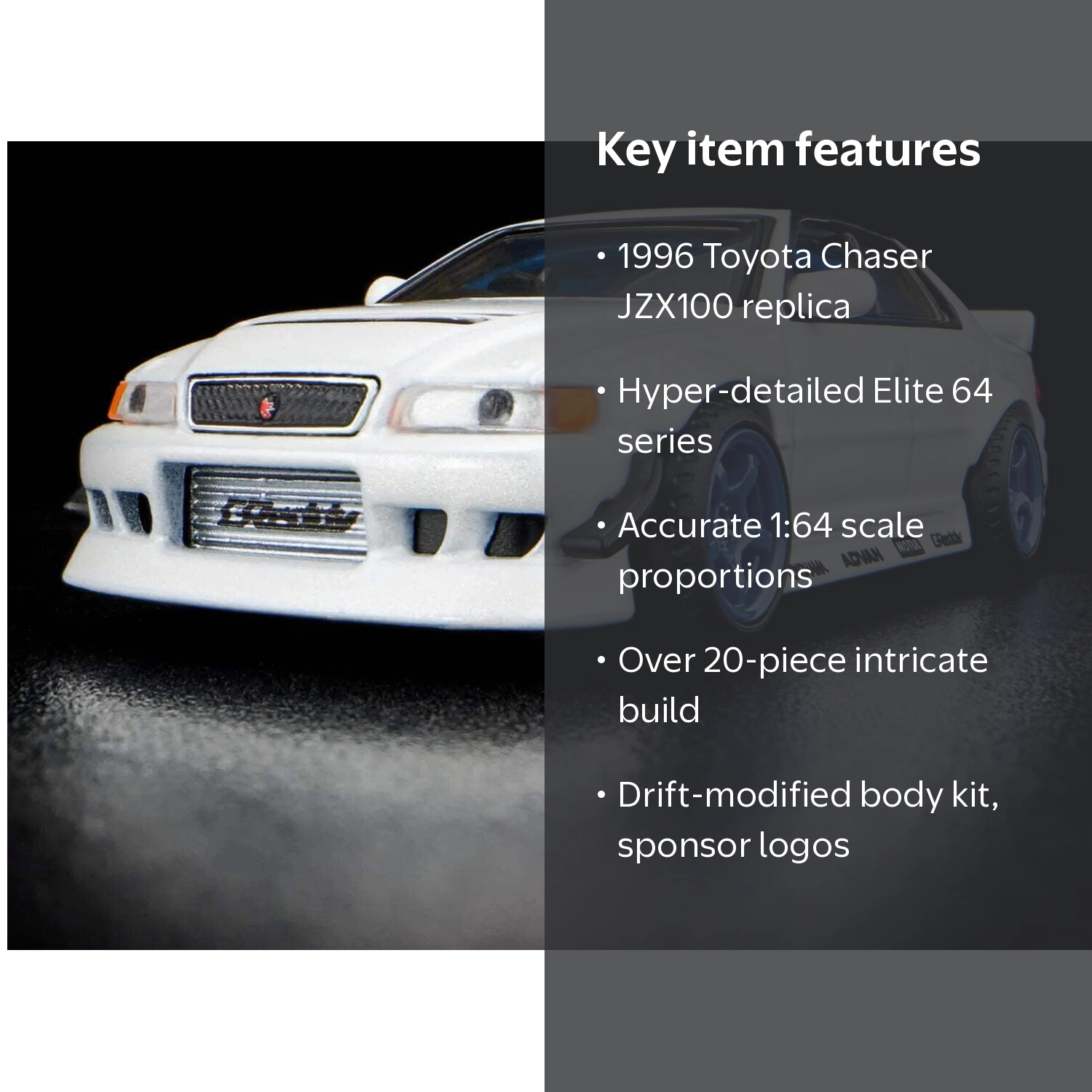 Hot Wheels HWC Elite 64 Series 1996 Toyota Chaser JZX100: 1:64